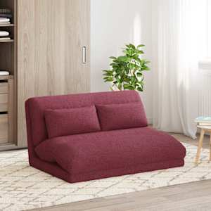 Tlorisni stol Vinorodna rdeča 110 x 82 x 55 cm blago