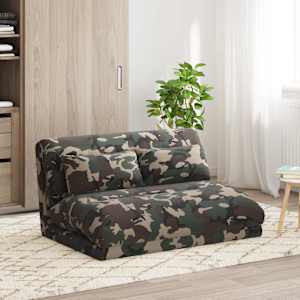 Tlorisni stol Vojaška zelena 110 x 82 x 55 cm blago