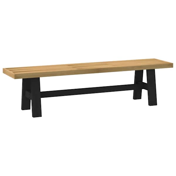 vidaXL S&ouml;&ouml;gipenks NOAIN 160 x 41 x 45 cm Tahke m&auml;nd Naturaalne