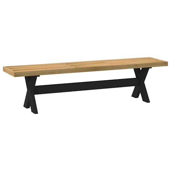 vidaXL S&ouml;&ouml;gipenks NOAIN 160 x 41 x 45 cm Tahke m&auml;nd Naturaalne