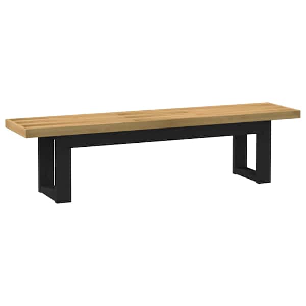 vidaXL S&ouml;&ouml;gipenks NOAIN 160 x 41 x 45 cm Tahke m&auml;nd Naturaalne