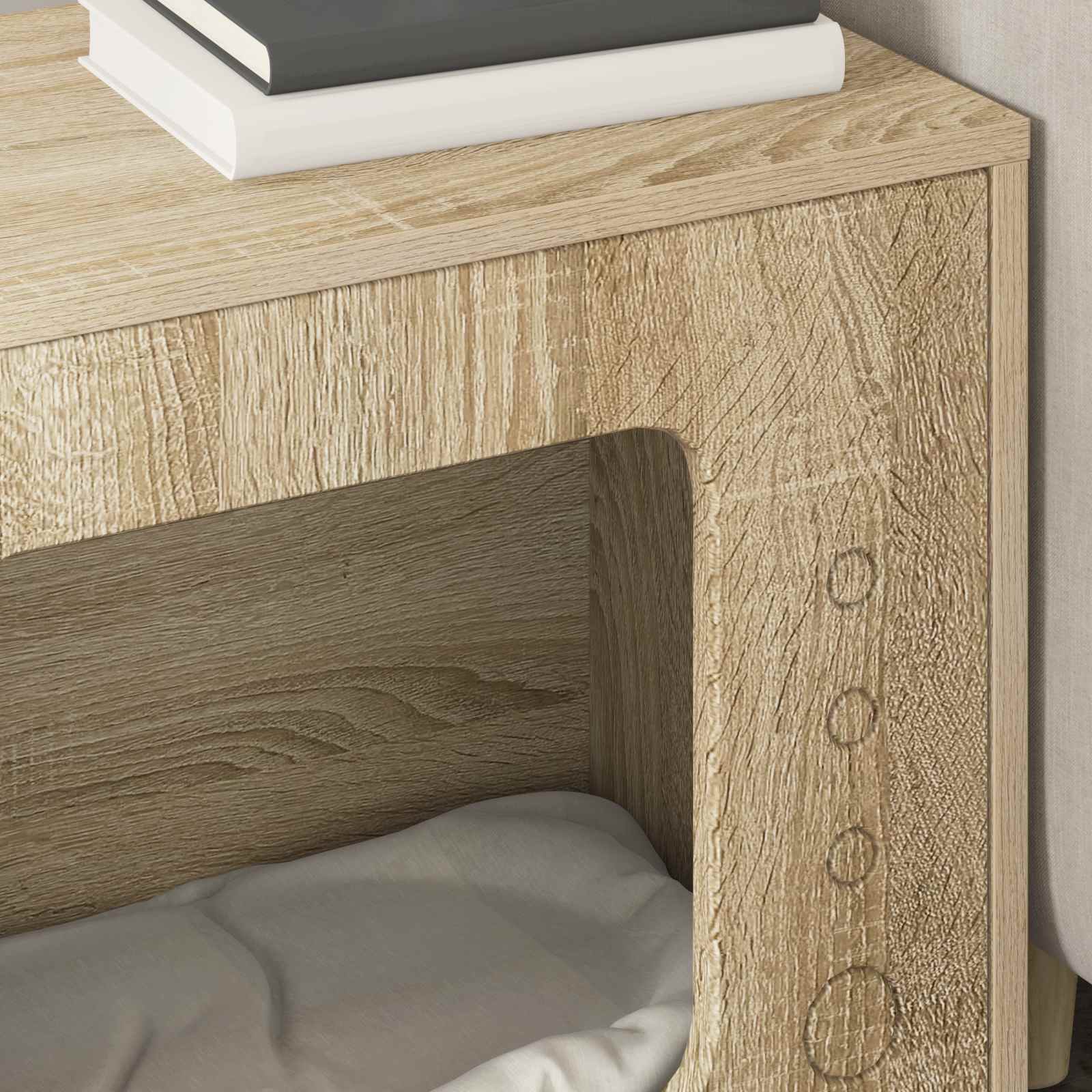 Kissatalo Sonoma 51 x 30 x 42 cm Tekninen puu - Image 4