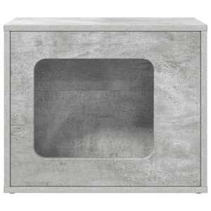 Kočičí dům Beton 51 x 30 x 42,5 cm kompozitní dřevo - obrázek 2