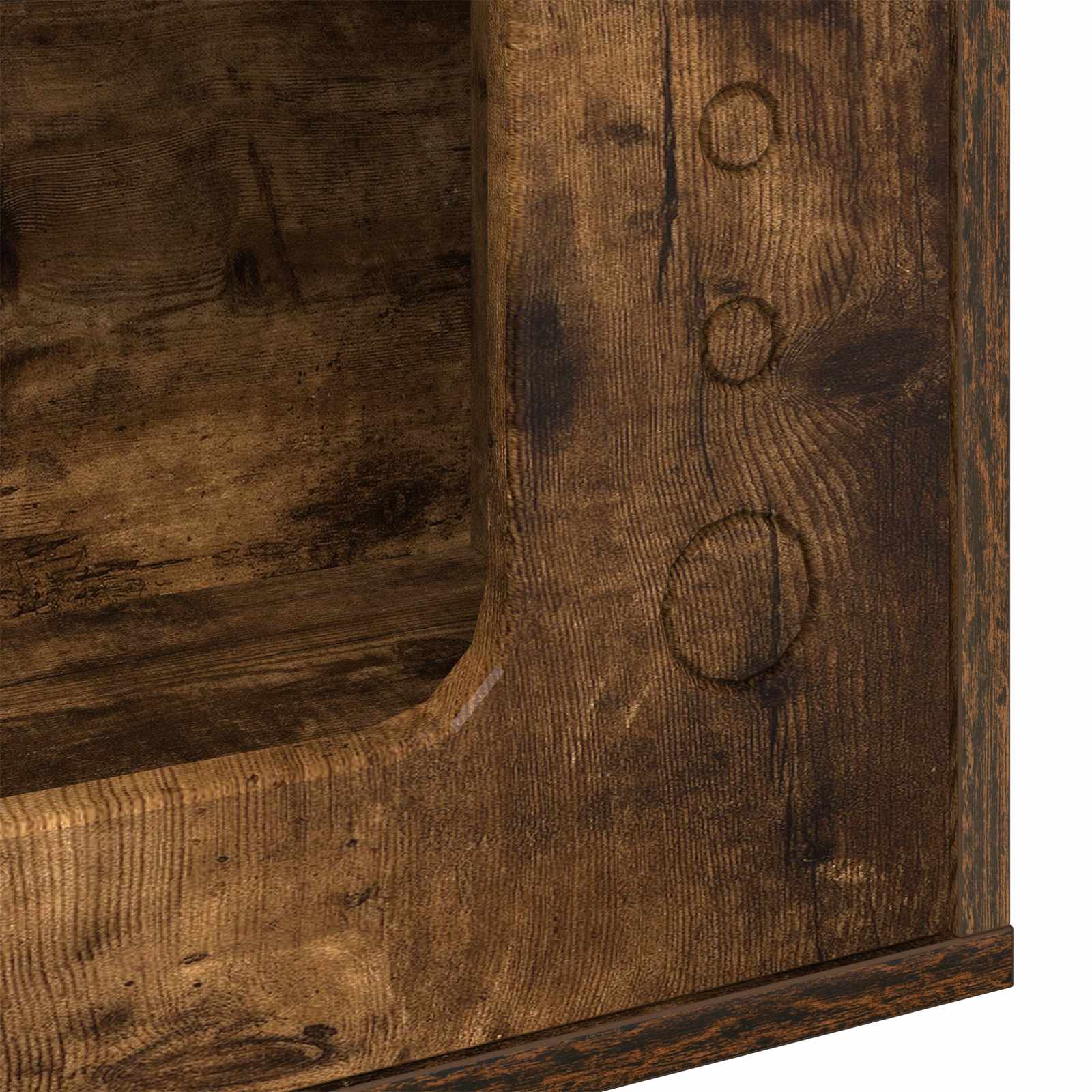 Kissatalo Savupähkinä 51 x 30 x 42 cm Tekninen puu - Image 6