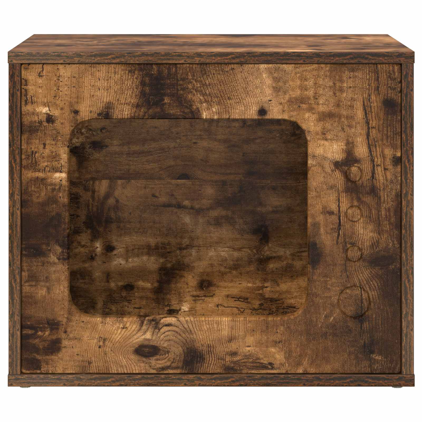 Kissatalo Savupähkinä 51 x 30 x 42 cm Tekninen puu