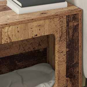 Kočičí dům Staré dřevo 51 x 30 x 42,5 cm kompozitní dřevo - obrázek 4