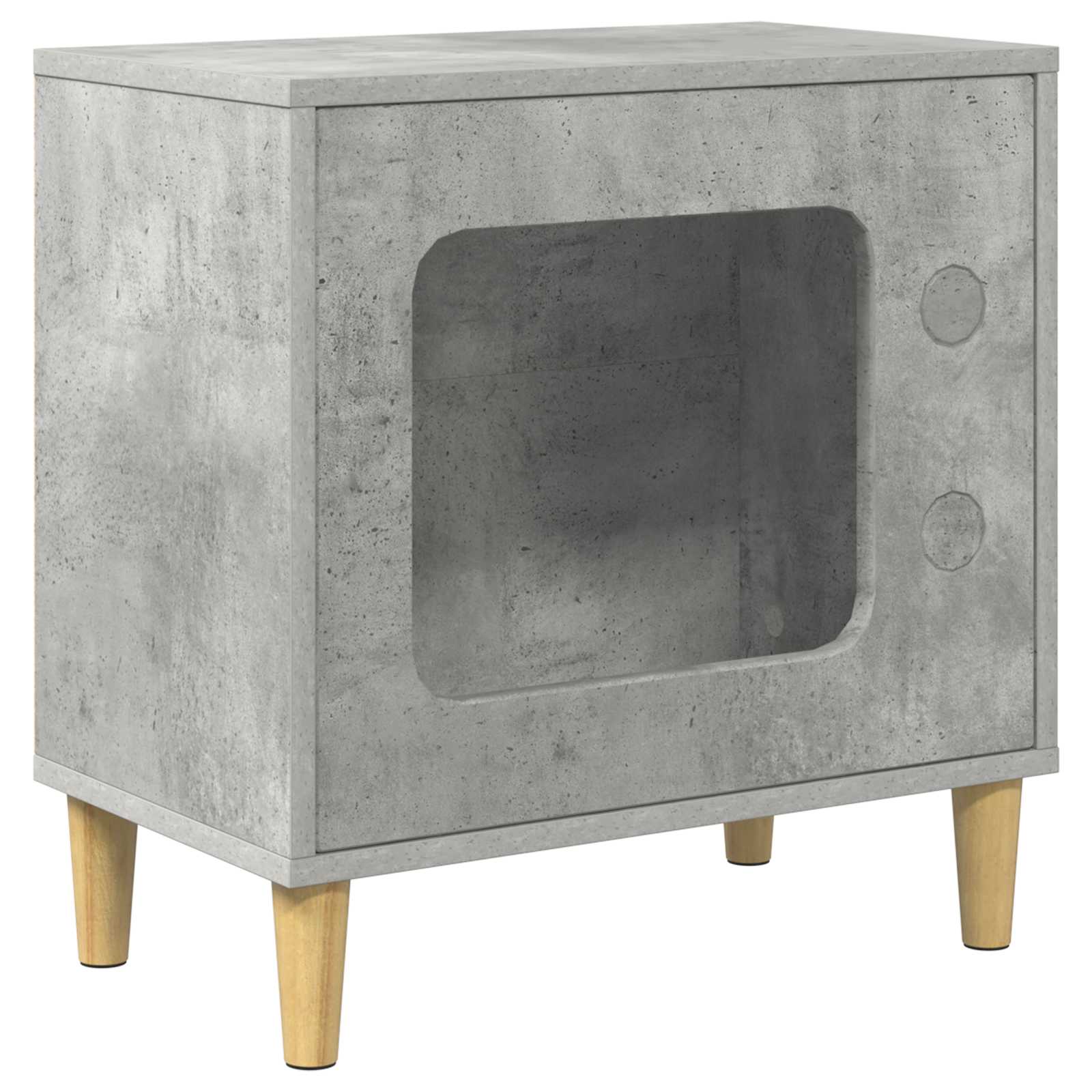 Kissatalo Betoni 51 x 30 x 52 cm Tekninen puu