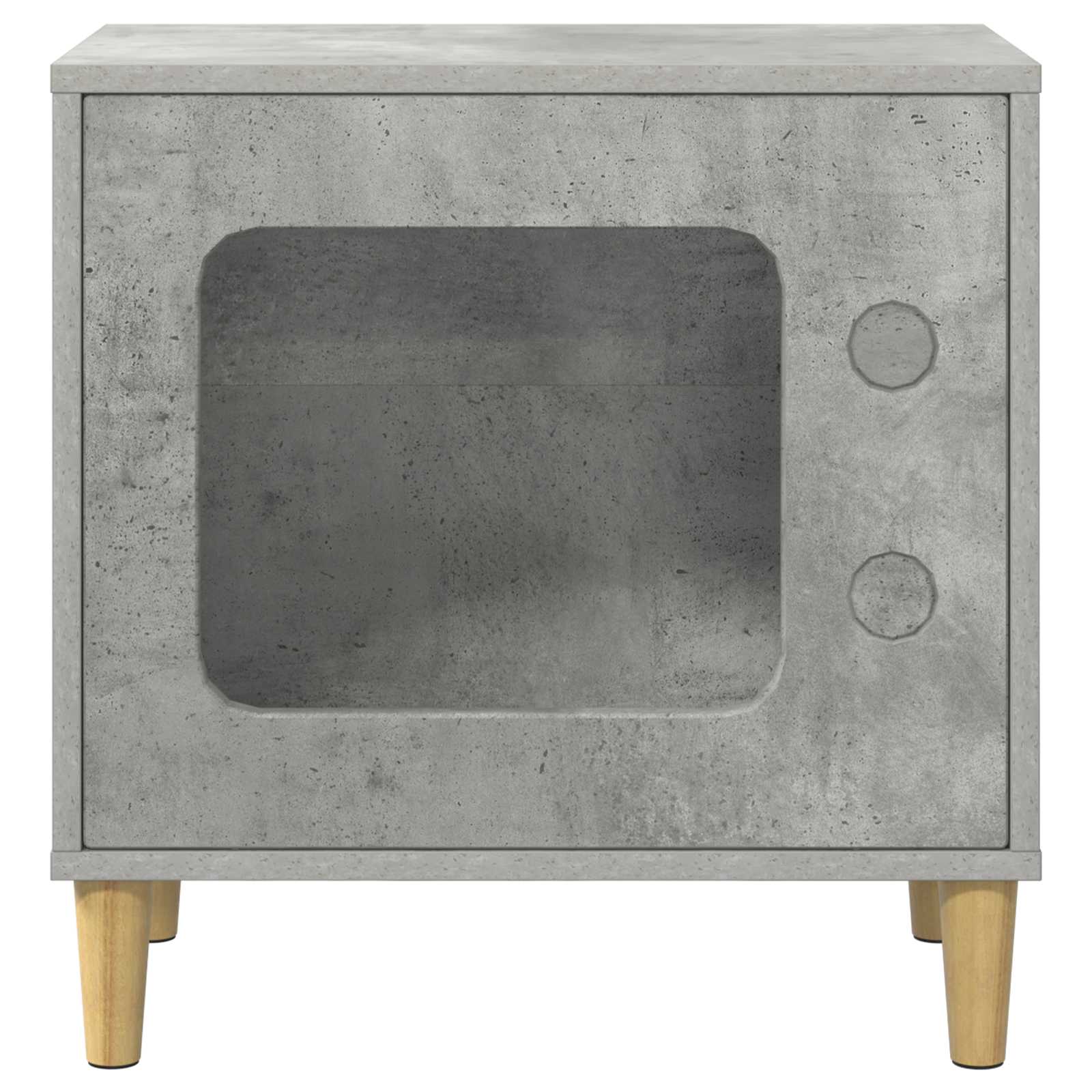 Kissatalo Betoni 51 x 30 x 52 cm Tekninen puu - Image 5