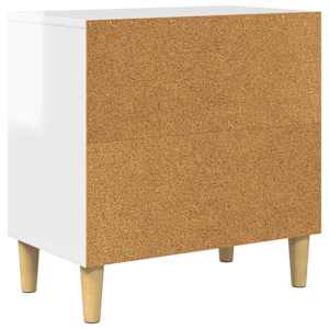 Kočičí dům Lesklá Bílá 51 x 30 x 52 cm kompozitní dřevo - obrázek 7