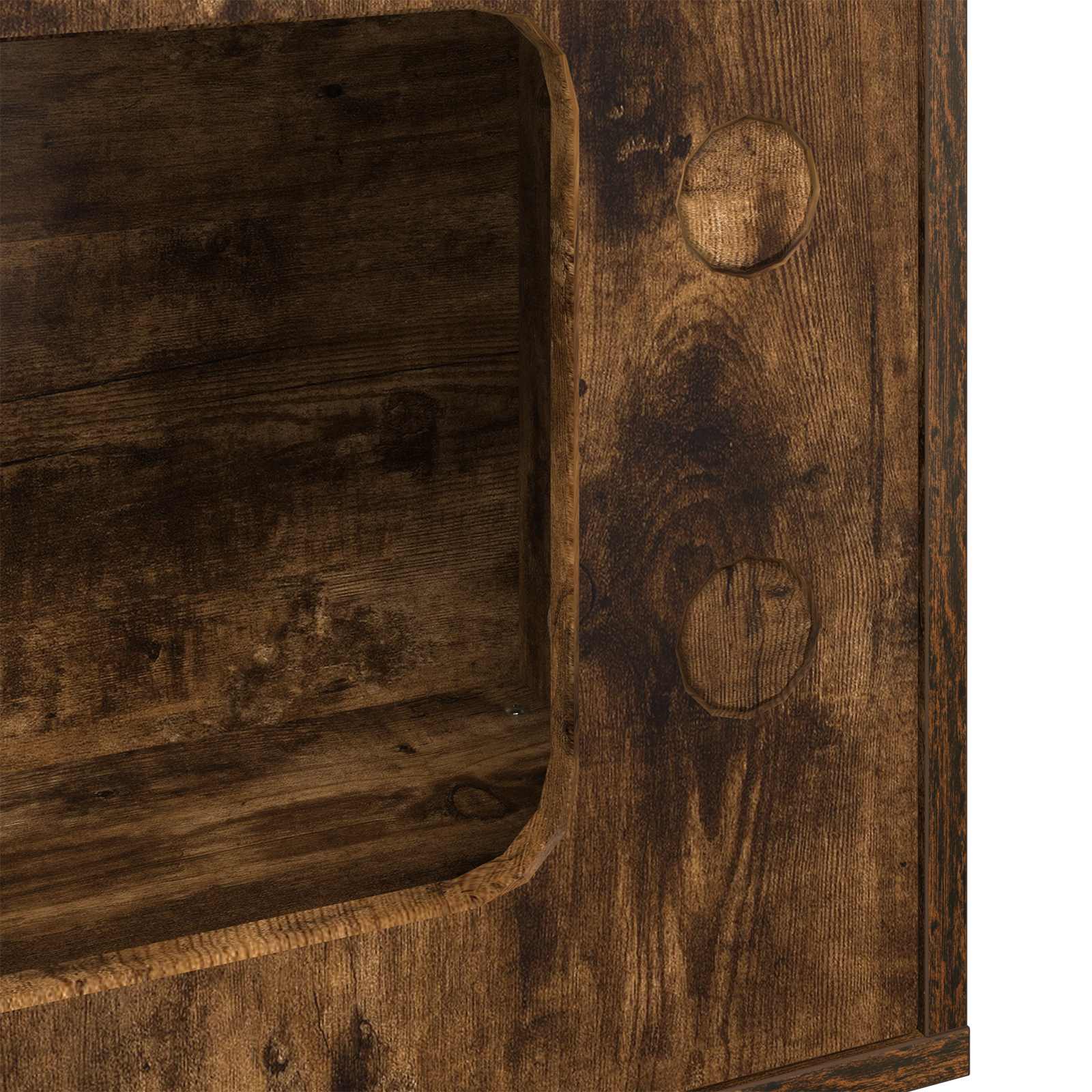 Kissatalo Savupähkinä 51 x 30 x 52 cm Tekninen puu - Image 8