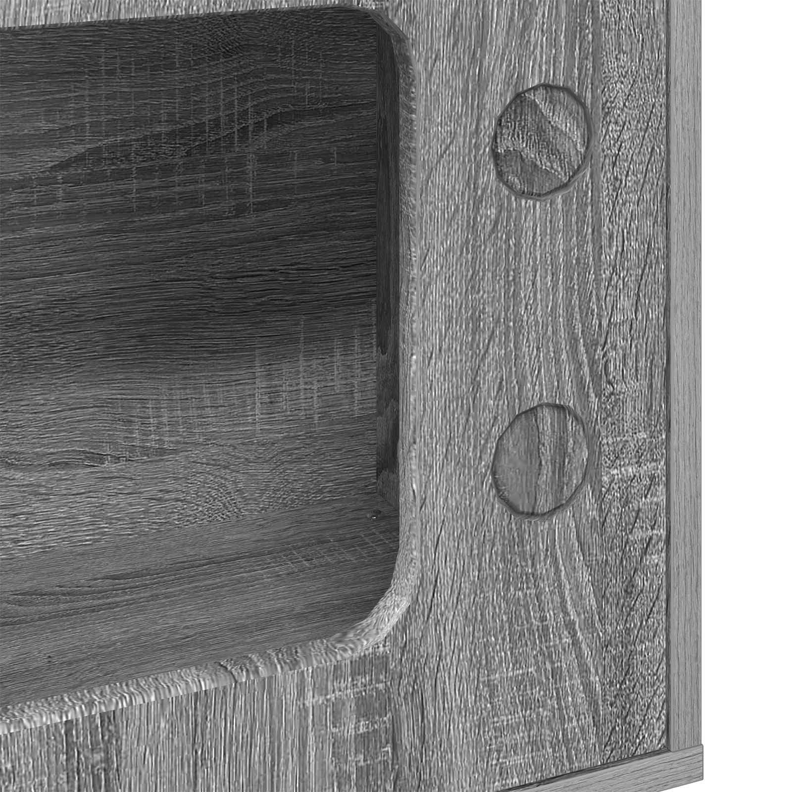 Kissatalo Harmaa Sonoma 51 x 30 x 52 cm Tekninen puu - Image 8