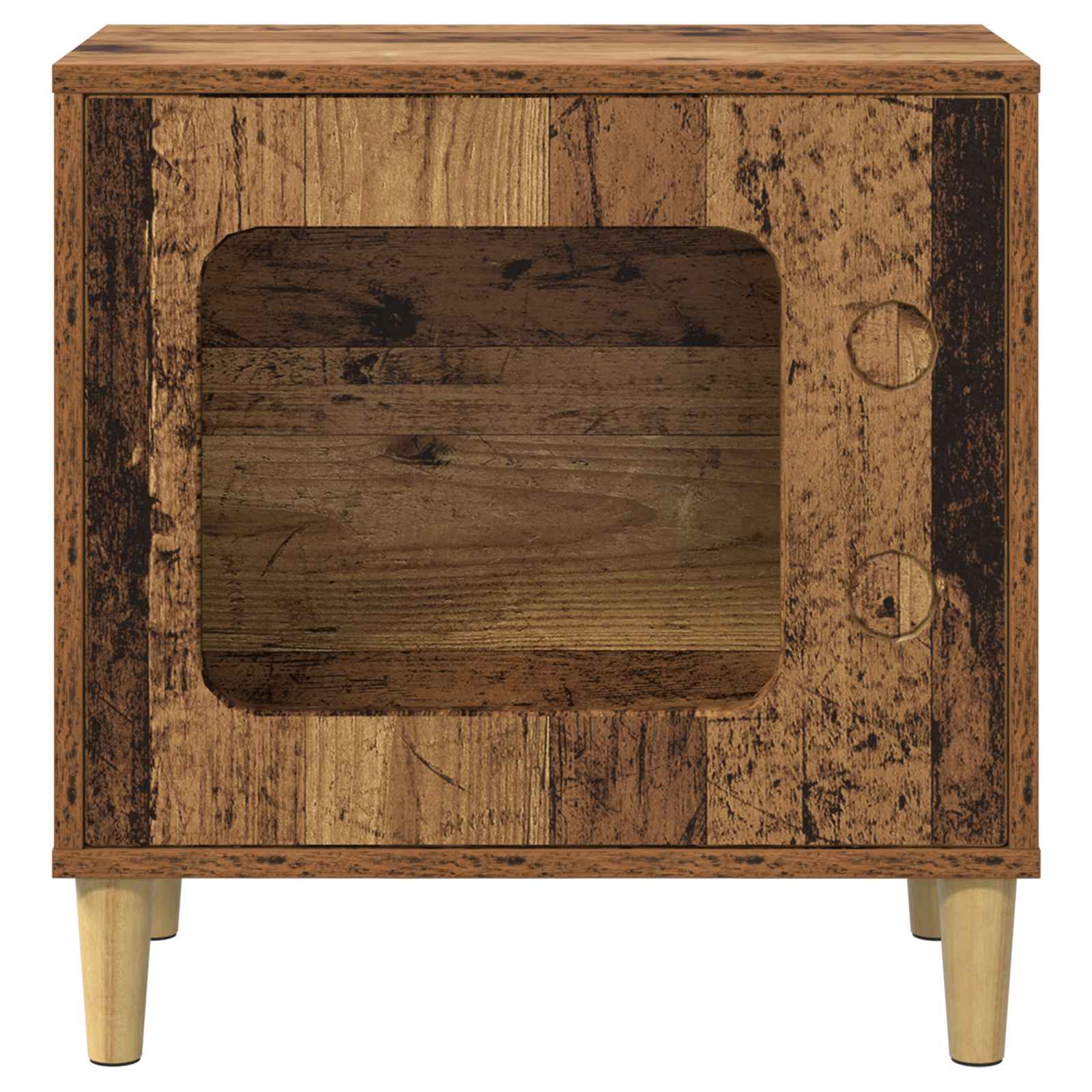 Kissatalo Vanha puu 51 x 30 x 52 cm Tekninen puu - Image 5