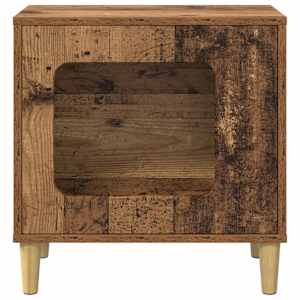 Kočičí dům Staré dřevo 51 x 30 x 52 cm kompozitní dřevo - obrázek 5