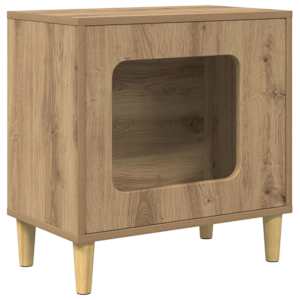 vidaXL Kassi Maja Artisan tamm 51 x 30 x 52 cm Tehispuit