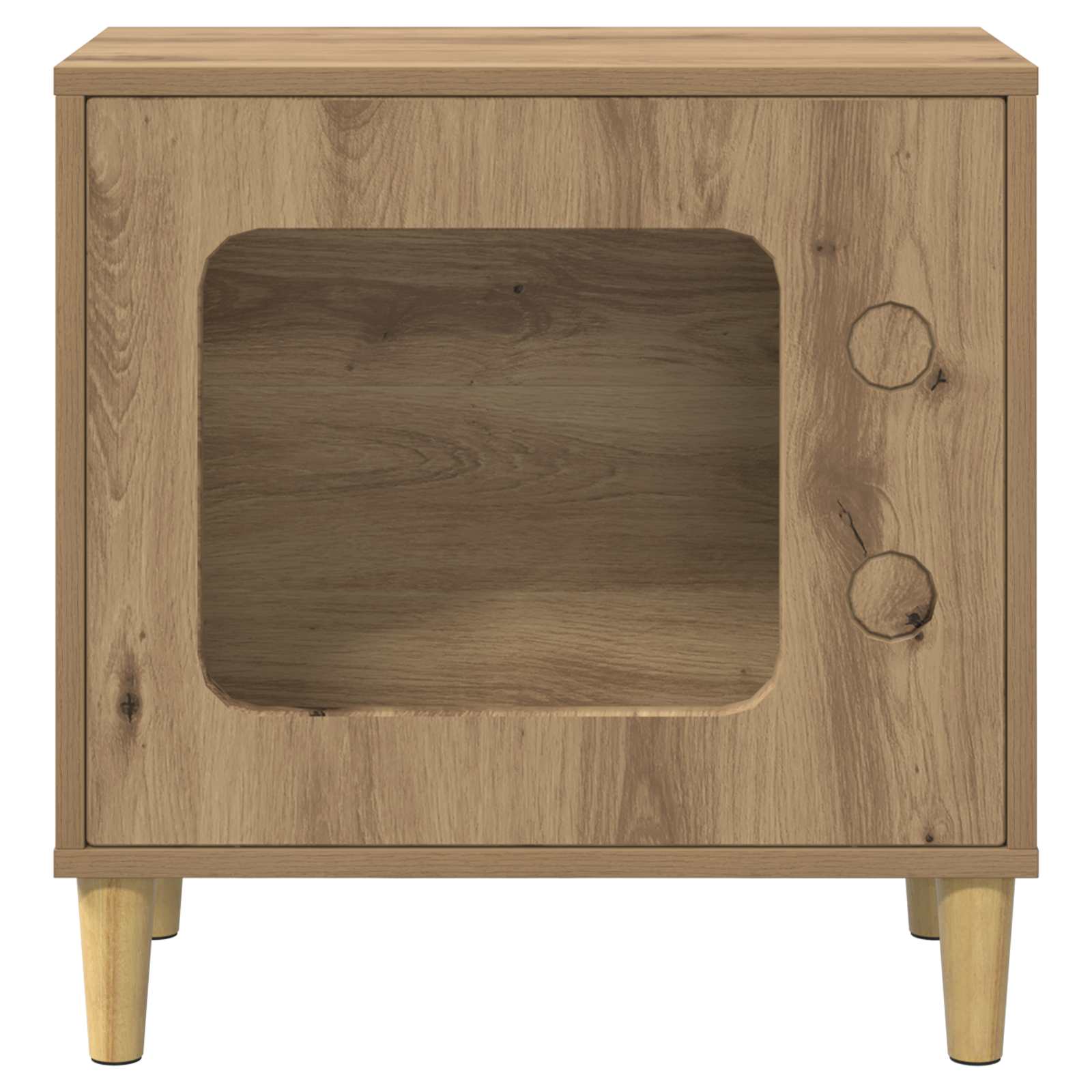 Kissatalo Taidekoivu 51 x 30 x 52 cm Tekninen puu - Image 5