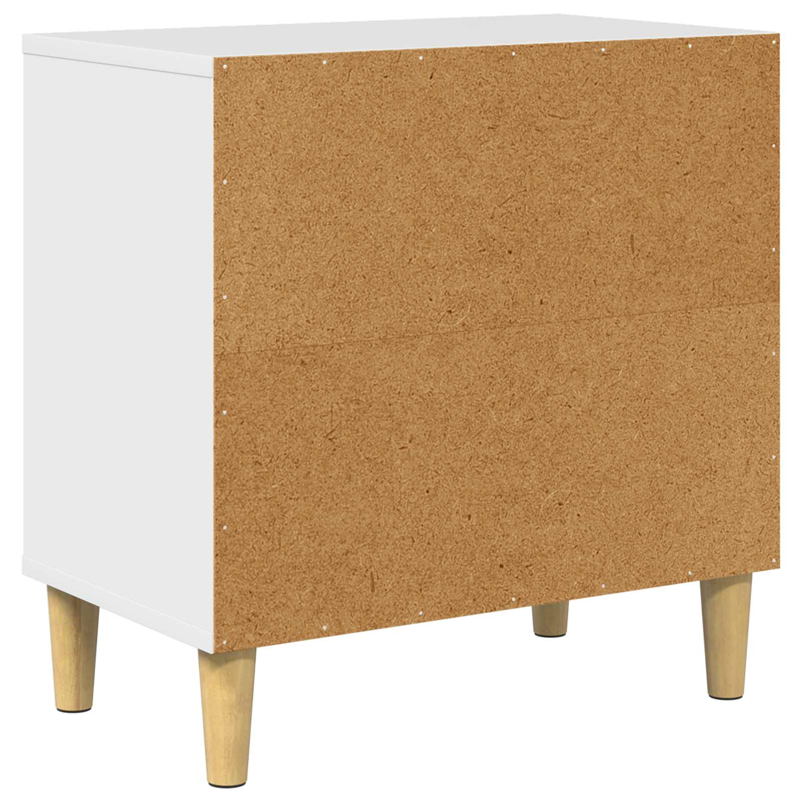 Kissatalo Kiiltävä Valkoinen 51 x 30 x 52 cm Tekninen puu - Image 7