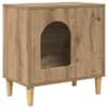 vidaXL Kassi Maja Artisan tamm 51 x 30 x 52 cm Tehispuit