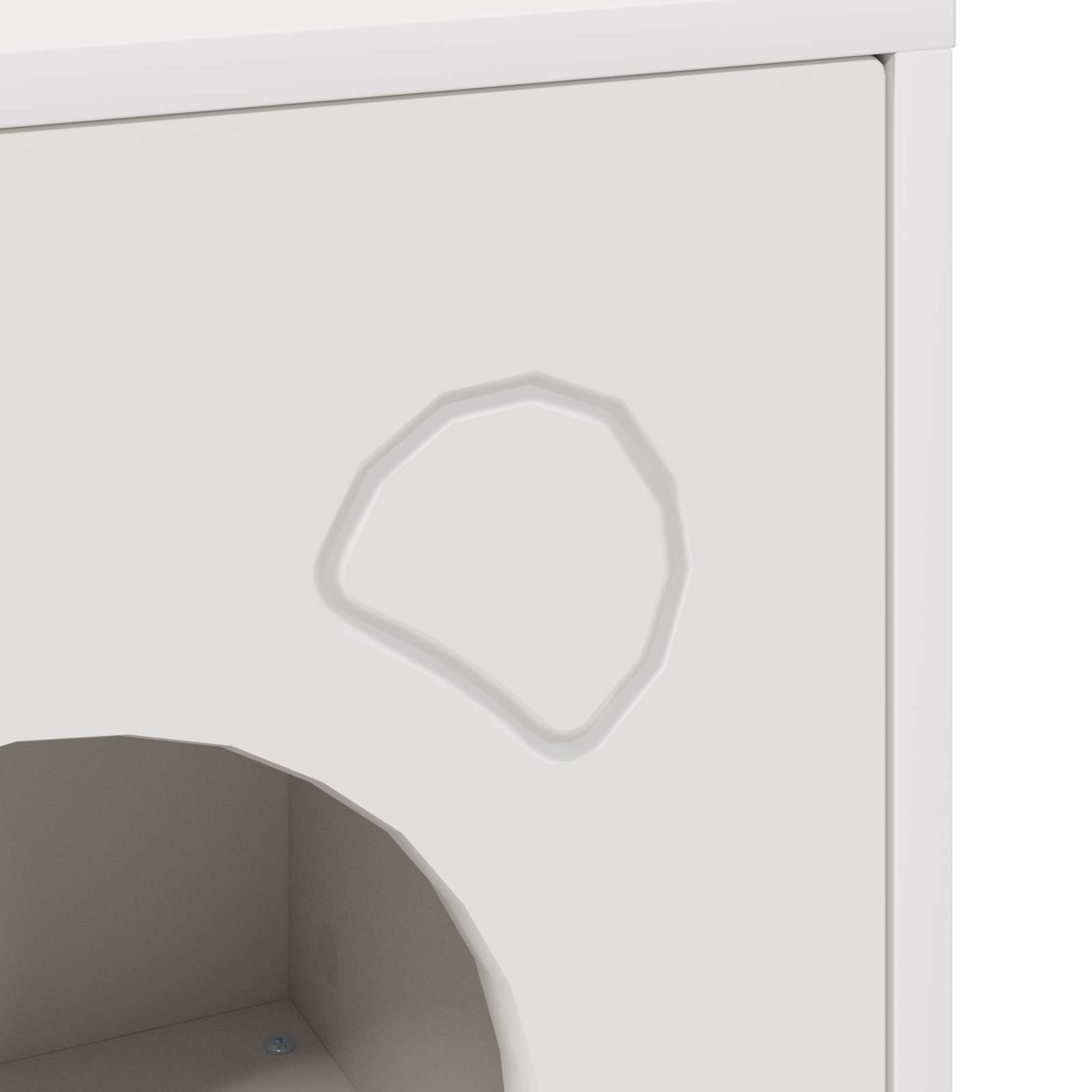 Casa pentru pisici Alb 42,5 x 40 x 53 cm Lemn compozit [7]