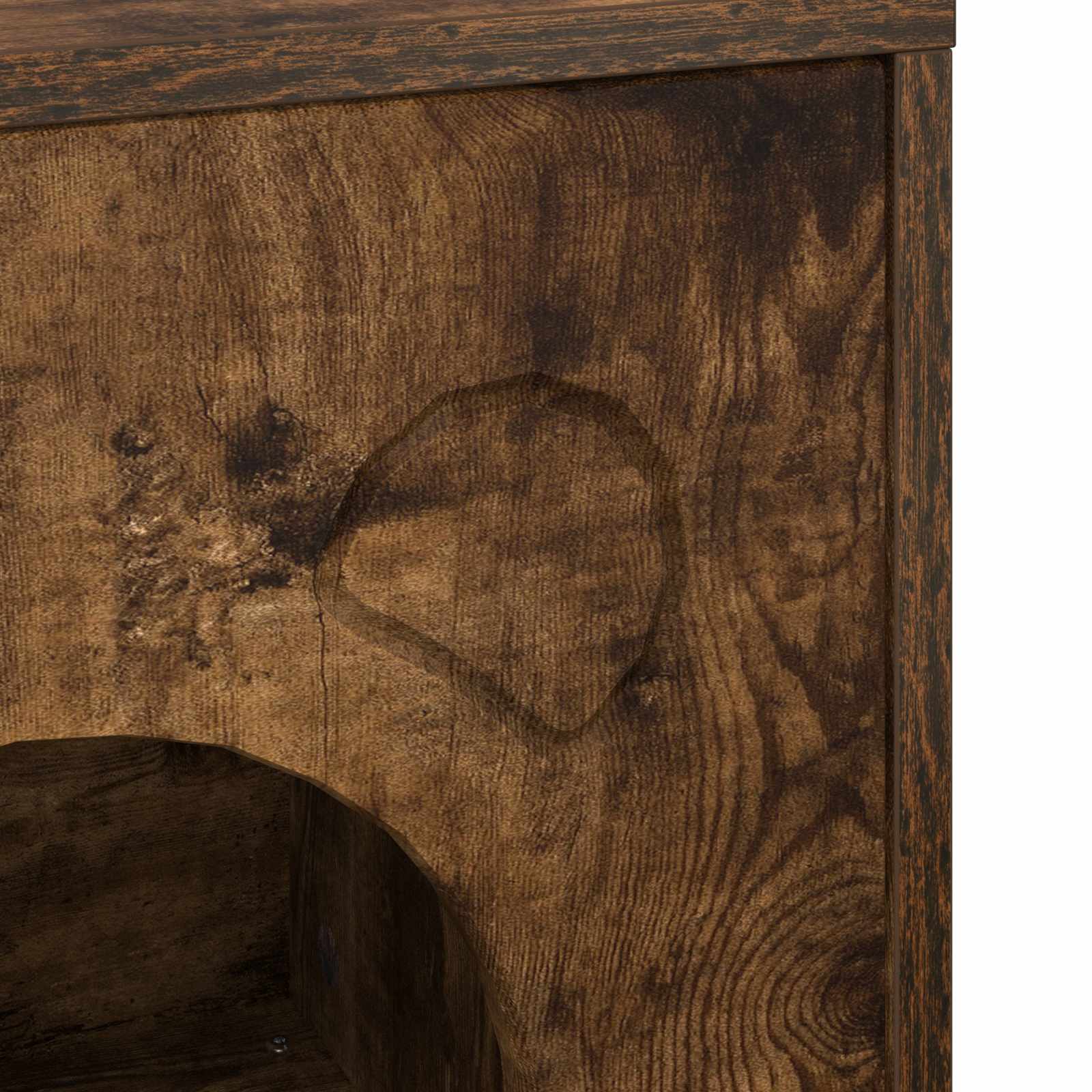 Kissatalo Savupähkinä 42,5 x 40 x 52,5 cm Tekninen puu - Image 8