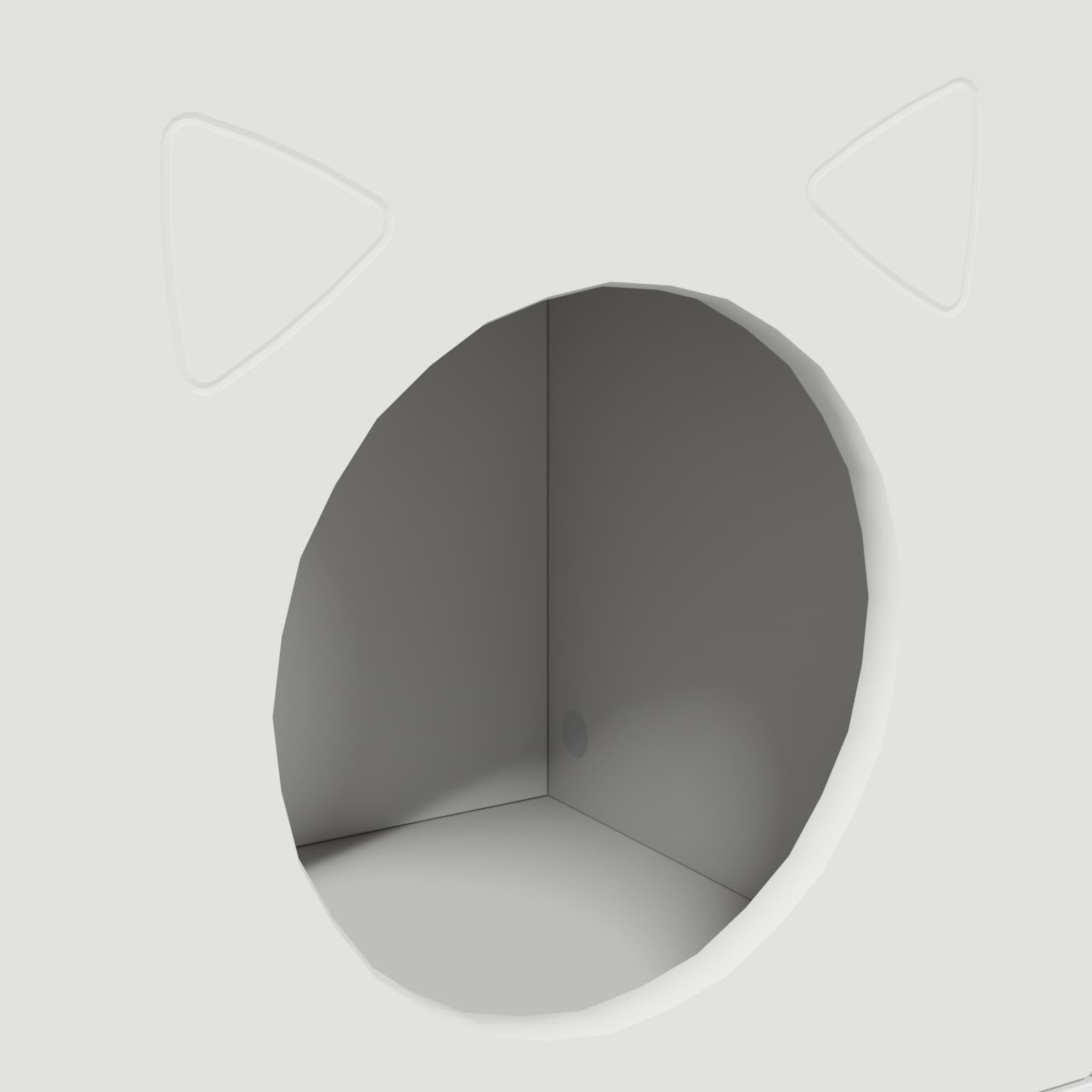 Kissatalo Valkoinen 72 x 42.5 x 70 cm Tekninen puu - Image 11