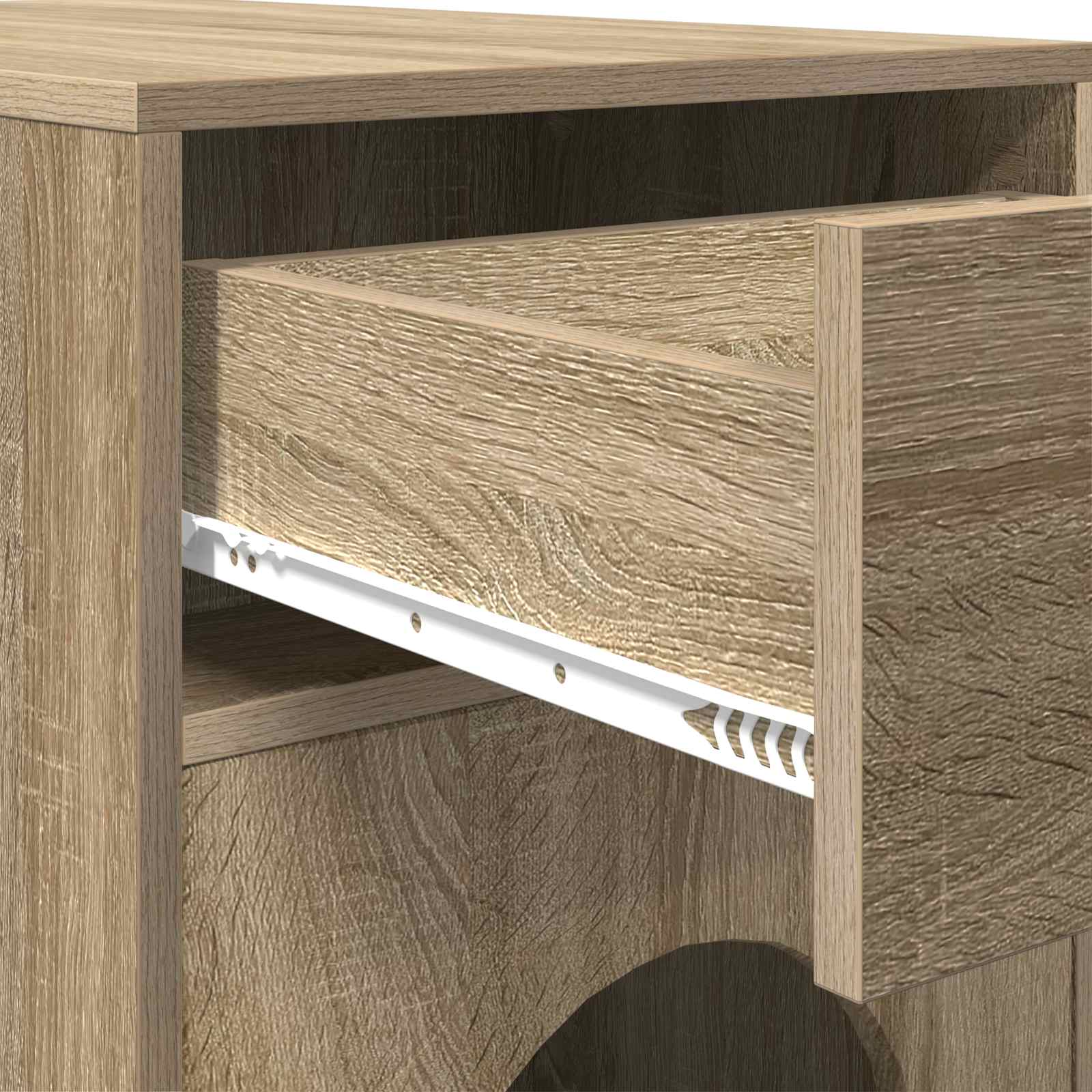 Kissatalo Sonoma 72 x 42.5 x 70 cm Tekninen puu - Image 9