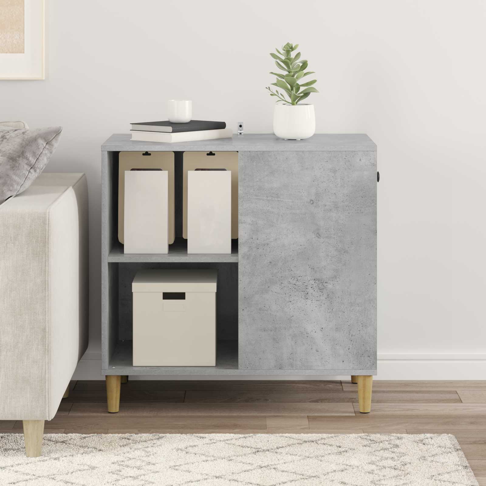 Kissatalo Betoni 72 x 42.5 x 70 cm Tekninen puu - Image 4