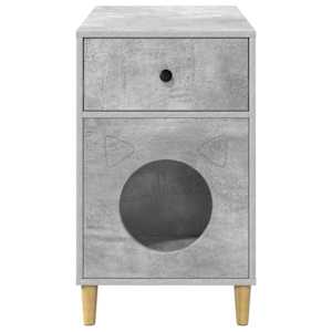 Kočičí dům Beton 72 x 42.5 x 70 cm kompozitní dřevo - obrázek 7