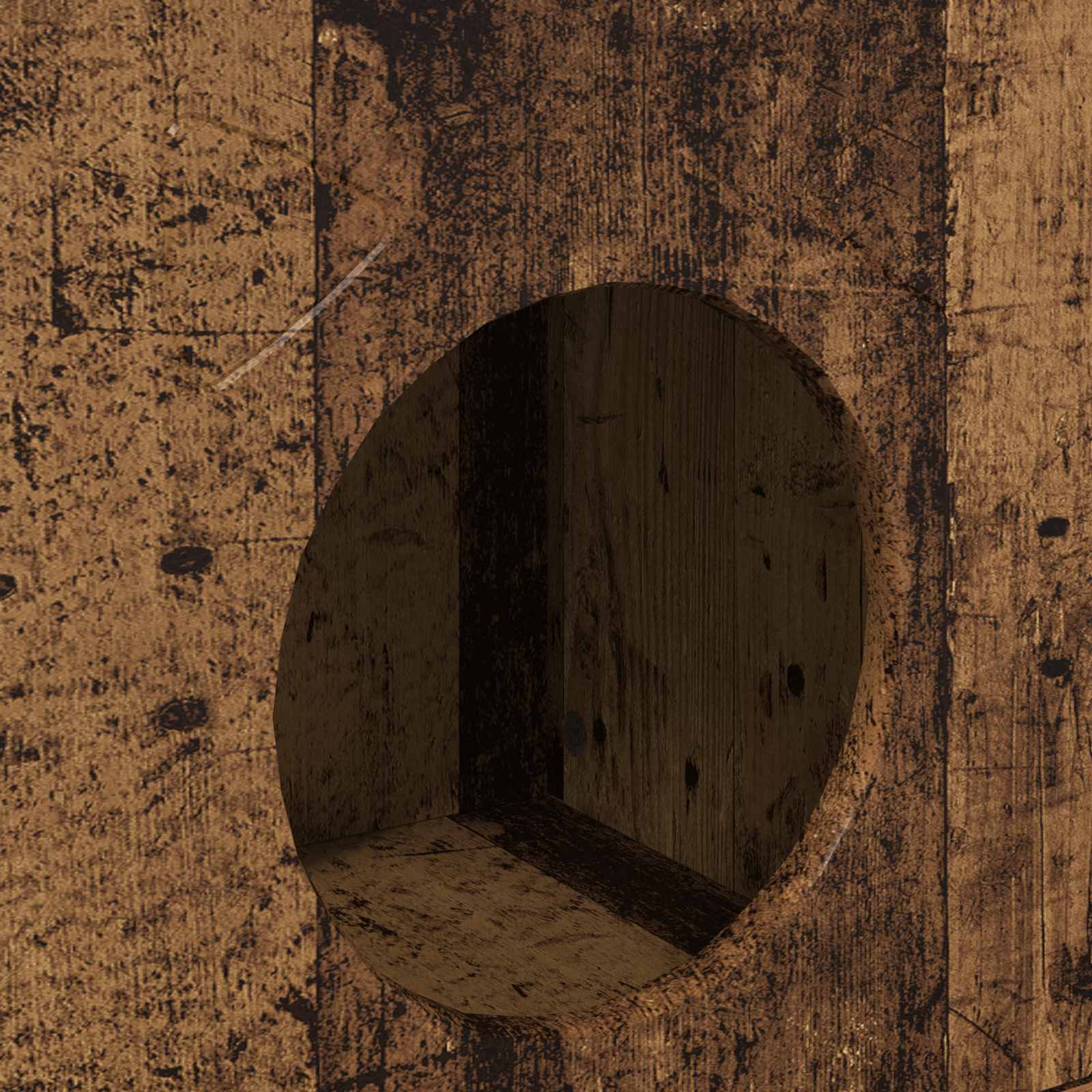 Kissatalo Vanha puu 72 x 42.5 x 70 cm Tekninen puu - Image 11