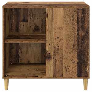 Kočičí dům Staré dřevo 72 x 42.5 x 70 cm kompozitní dřevo - obrázek 6