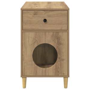 Kočičí dům Umělecký dub 72 x 42.5 x 70 cm kompozitní dřevo - obrázek 7