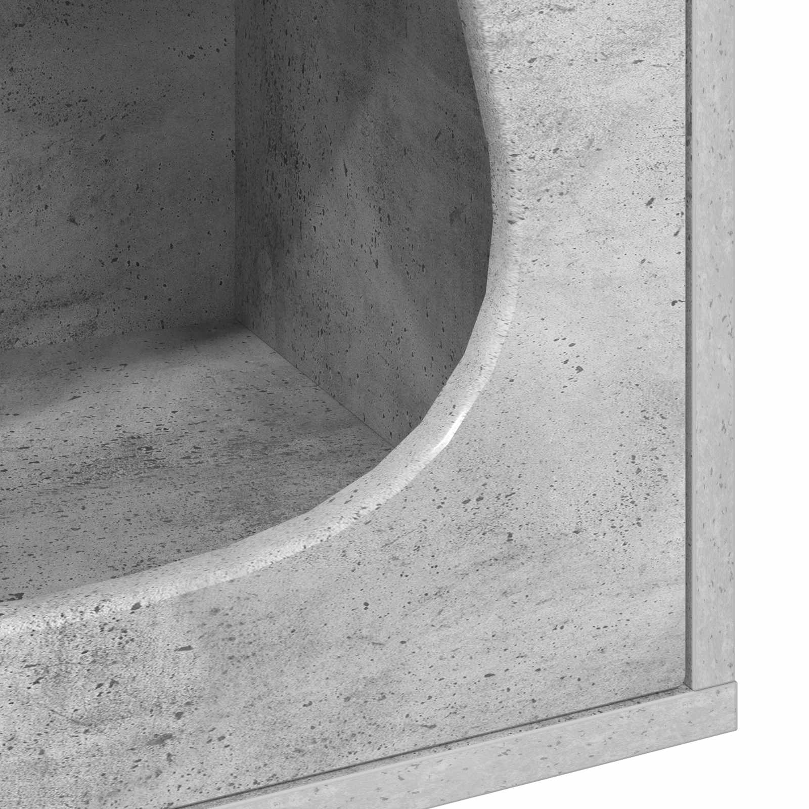 Kattenhuis Beton 42,5 x 40 x 53,5 cm Bewerkt hout image 8