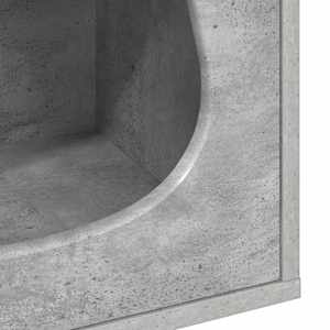 Kočičí dům Beton 42,5 x 40 x 53,5 cm kompozitní dřevo - obrázek 8