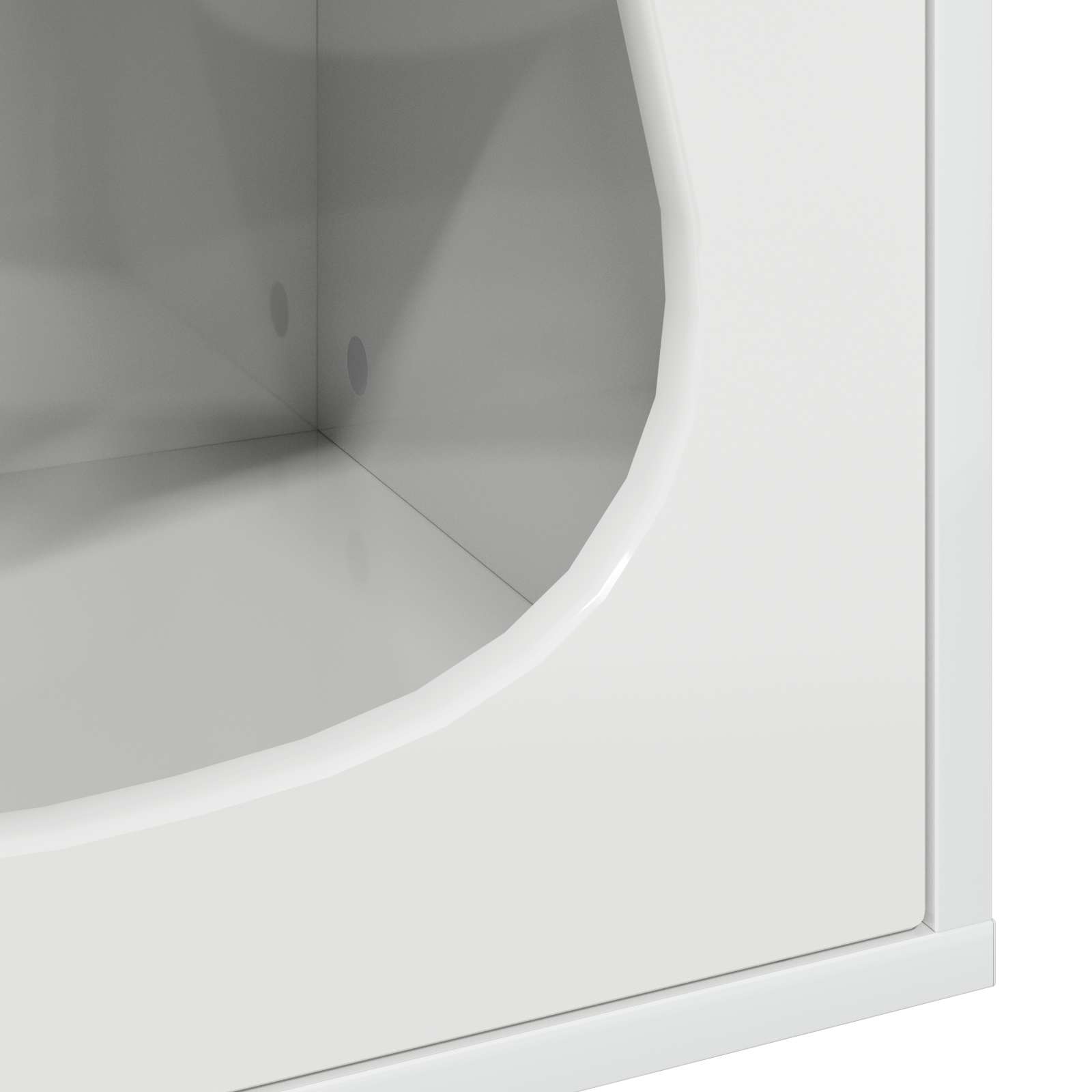 Kattenhuis Glanzend Wit 42,5 x 40 x 52,5 cm Bewerkt hout image 8