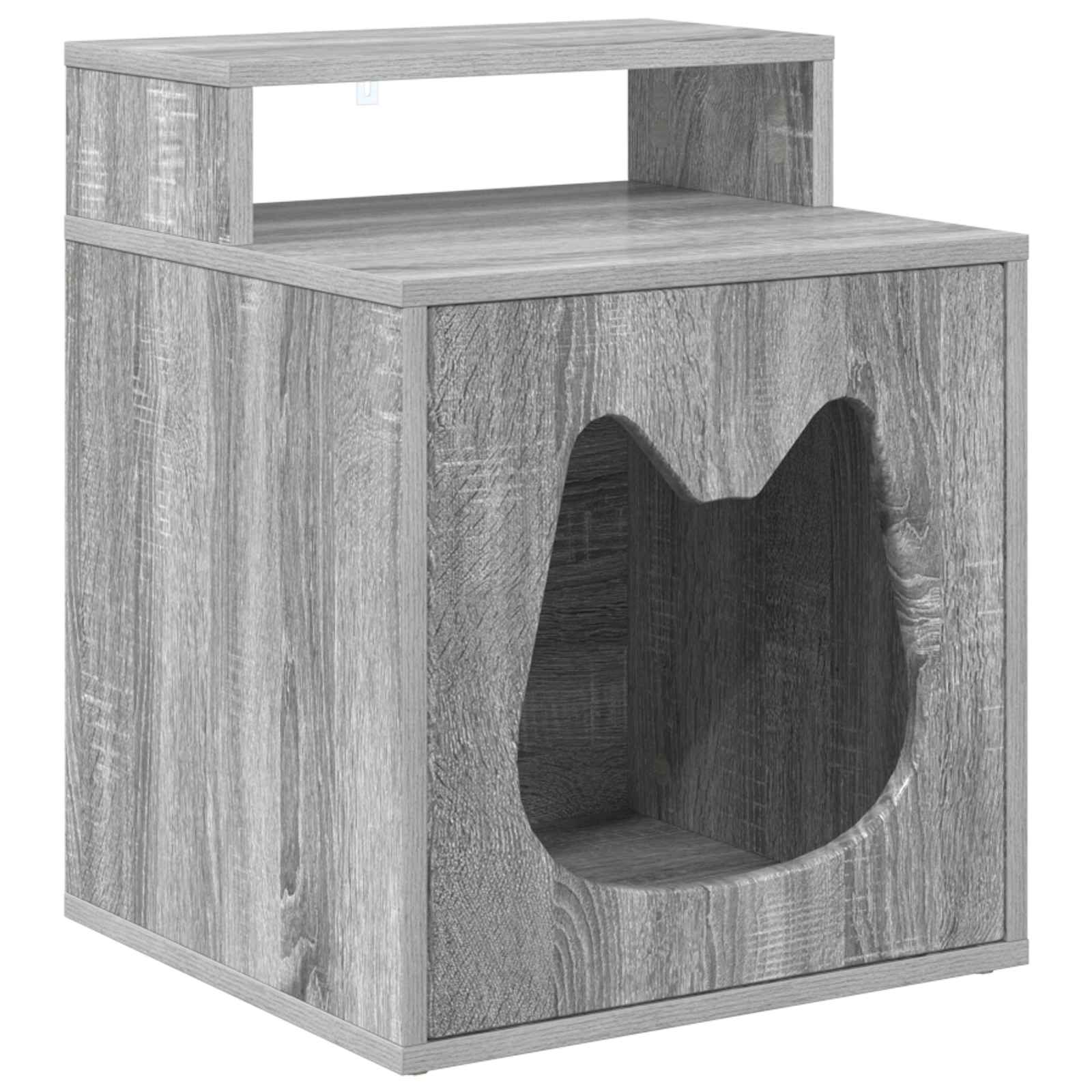 Kattenhuis Grijs Sonoma 42,5 x 40 x 52,5 cm Bewerkt hout image 2