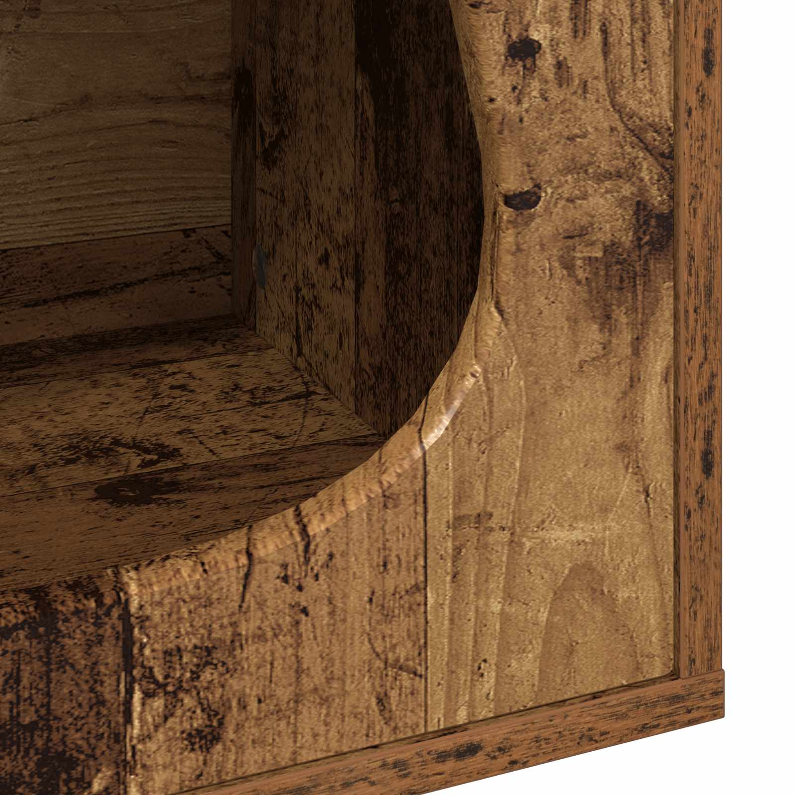 Kattenhuis Oudhout 42,5 x 40 x 52,5 cm Bewerkt hout image 8