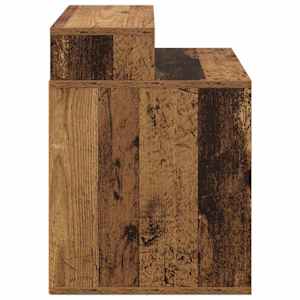 Kočičí dům Staré dřevo 42,5 x 40 x 53,5 cm kompozitní dřevo - obrázek 6