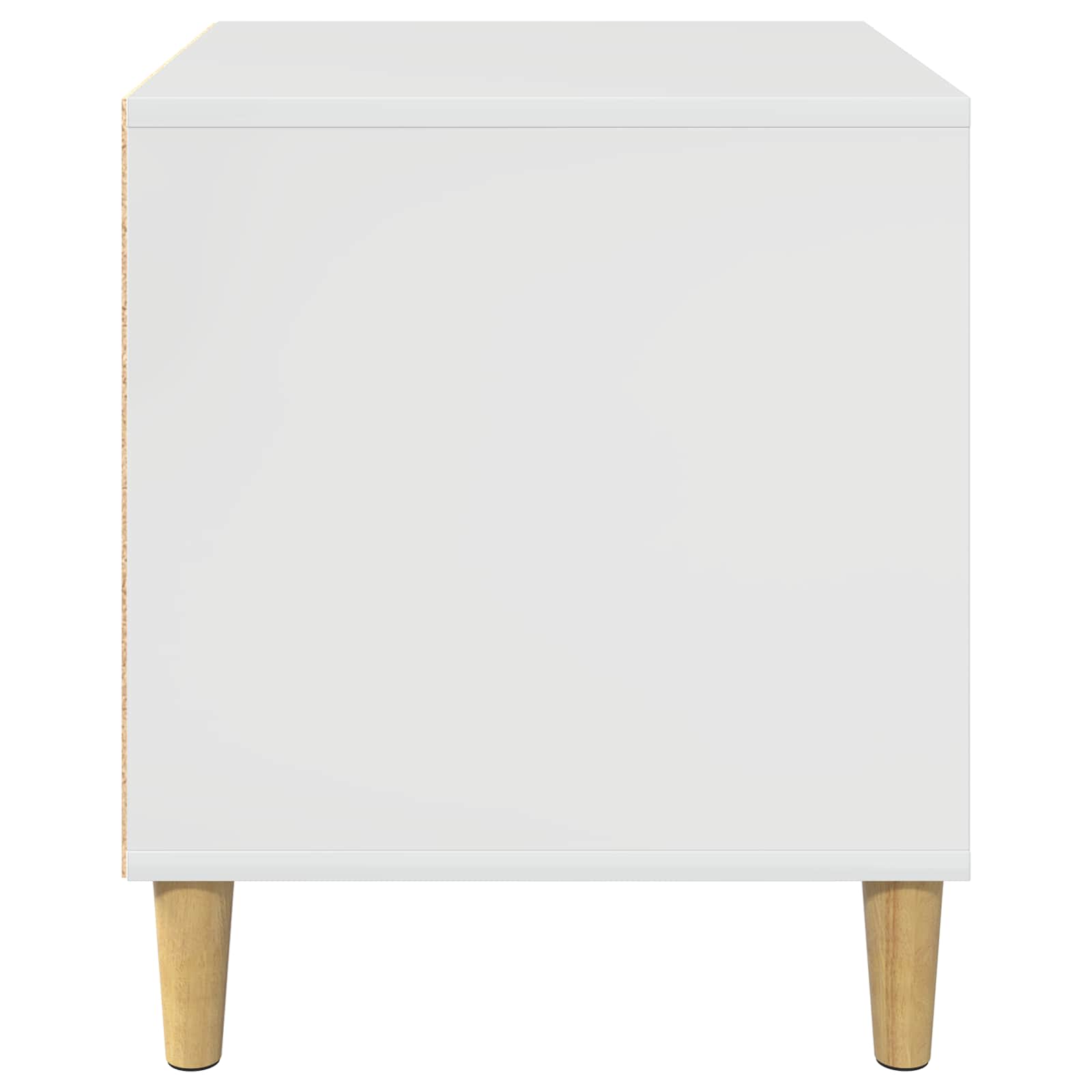 Hondenhuis Glanzend Wit 44 x 42 x 49 cm Bewerkt hout image 6