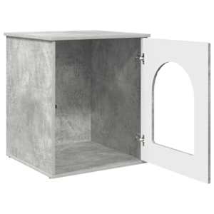 Kočičí dům Beton 53 x 52 x 62 cm kompozitní dřevo - obrázek 5