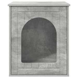 Kočičí dům Beton 53 x 52 x 62 cm kompozitní dřevo - obrázek 6