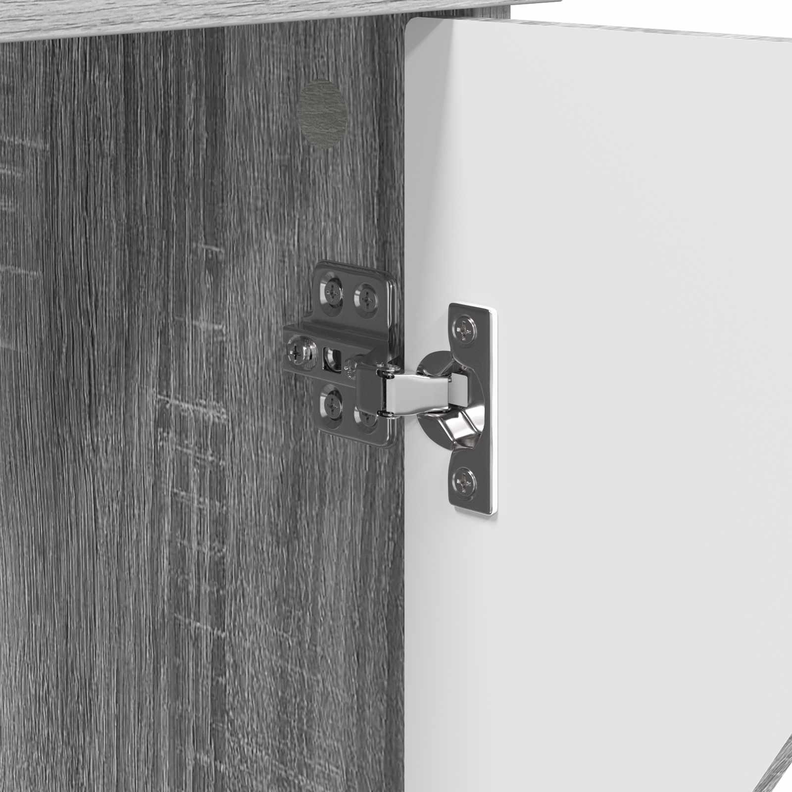 Casa pentru pisici Gri Sonoma 53 x 52 x 62 cm Lemn compozit [10]