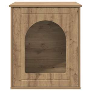 Kočičí dům Umělecký dub 53 x 52 x 62 cm kompozitní dřevo - obrázek 6