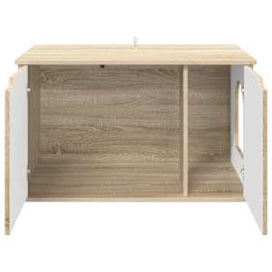 Kočičí dům Sonoma 85 x 55 x 50,5 cm kompozitní dřevo - obrázek 6