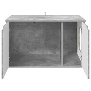 Kočičí dům Beton 85 x 55 x 50,5 cm kompozitní dřevo - obrázek 6