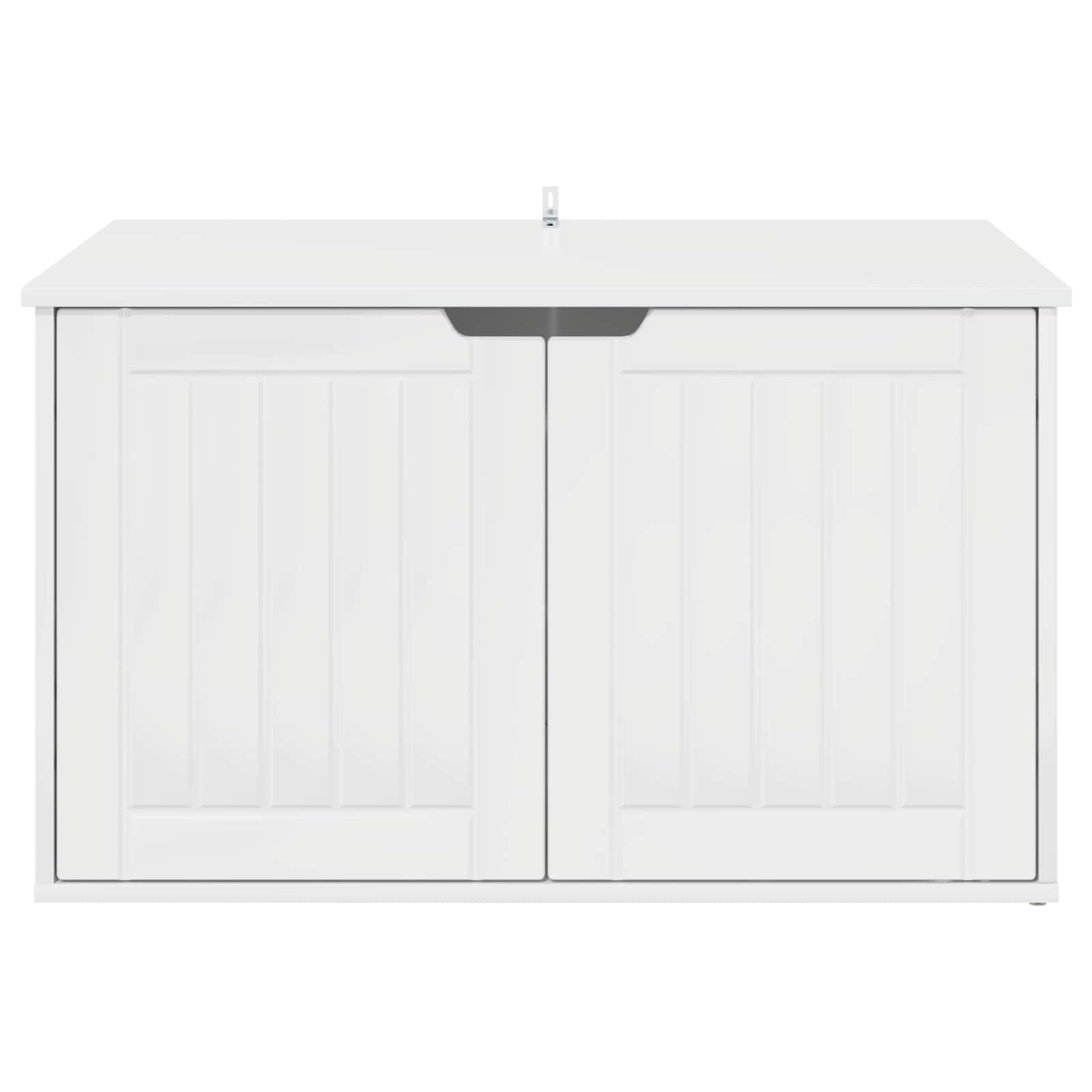 Casa pentru pisici Alb Lucios 85 x 55 x 53,5 cm Lemn compozit [6]