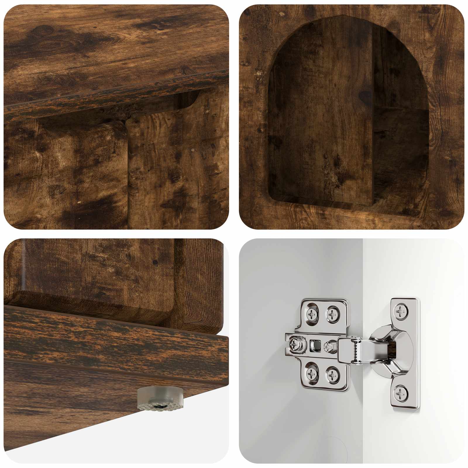 Casa pentru pisici Stejar fumuriu 85 x 55 x 53,5 cm [9]