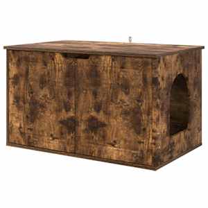 vidaXL Kassi Maja Suitsetatud tamm 85 x 55 x 50,5 cm Tehispuit