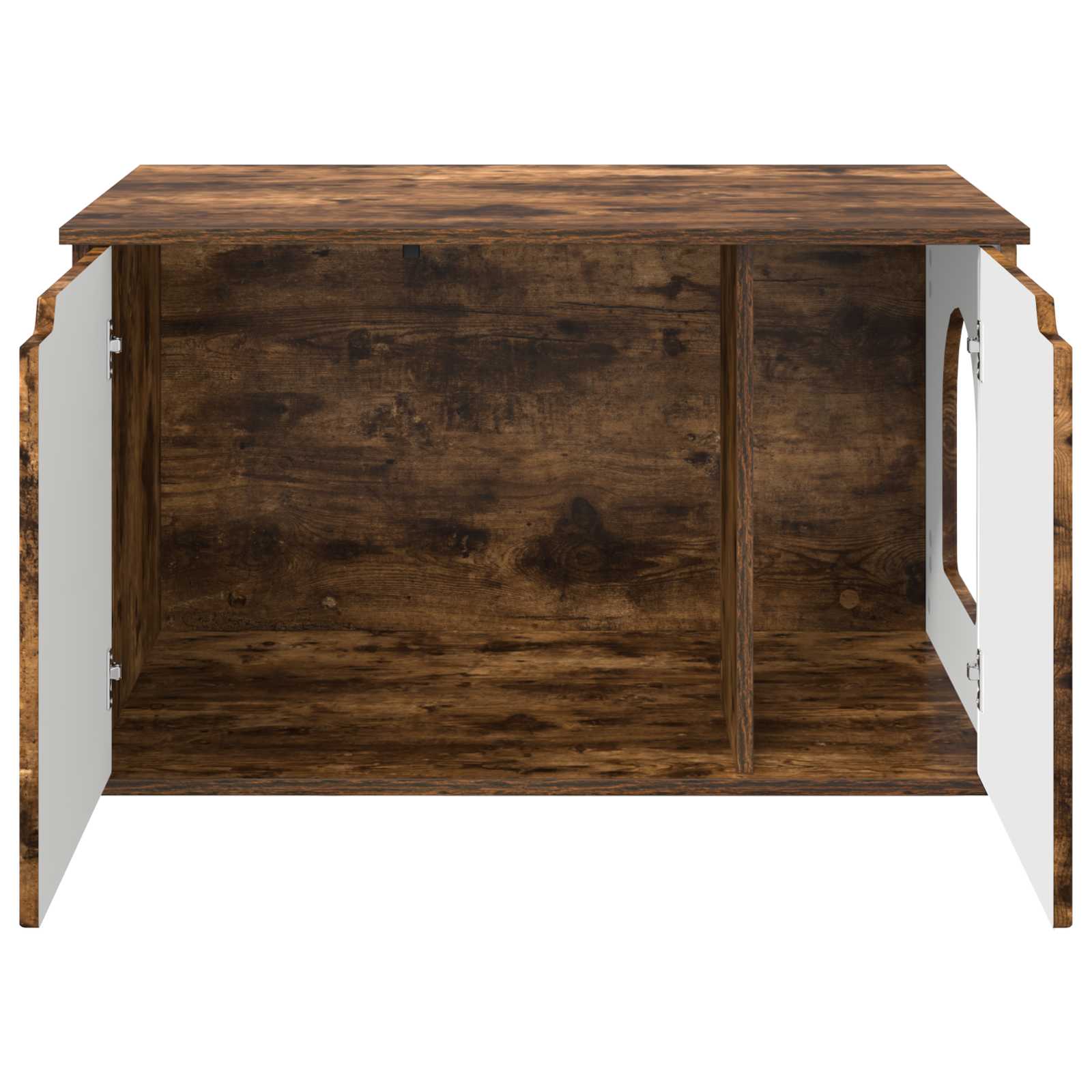 Casa pentru pisici Stejar fumuriu 85 x 55 x 53,5 cm [5]