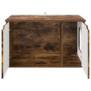 Kočičí dům Kouřový dub 85 x 55 x 50,5 cm kompozitní dřevo - obrázek 6