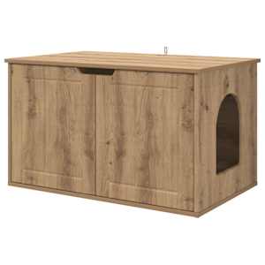 Kočičí dům Umělecký dub 85 x 55 x 50,5 cm kompozitní dřevo - obrázek 2