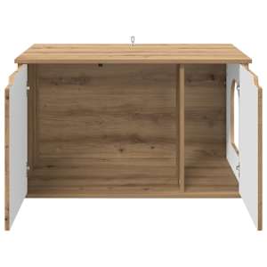 Kočičí dům Umělecký dub 85 x 55 x 50,5 cm kompozitní dřevo - obrázek 6